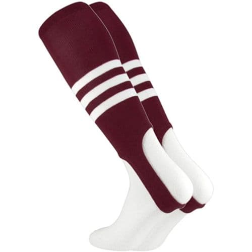 Maroon/White