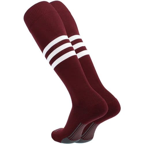 Maroon/White