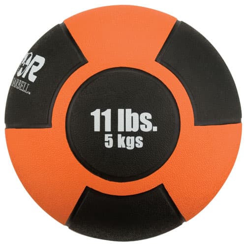 Reactor Rubber Medicine Ball (11 lb - Orange)