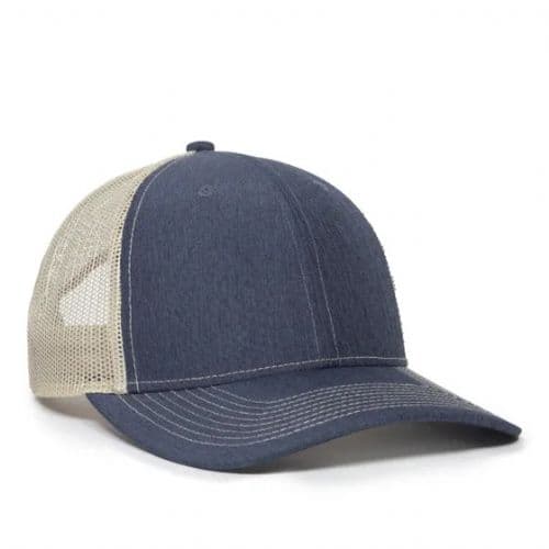 Linen Heather Navy/Khaki