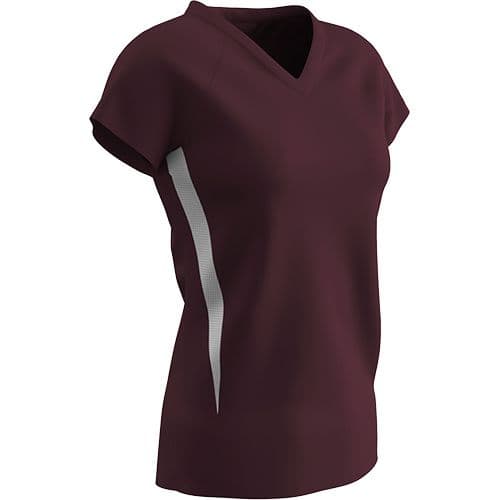 Maroon/White