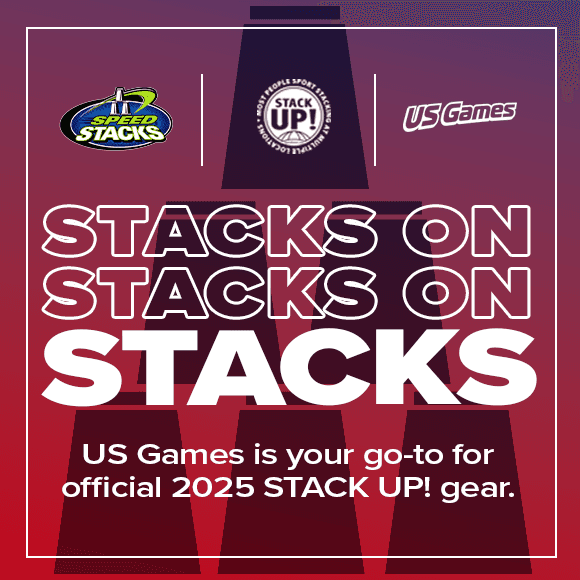 <p> Don't miss your chance to make history. </p><ul><li style="text-align: left;">Register today for STACK UP! 2025</li><li>Order your official Speed Stack gear directly from US Games</li><li>Inspire your community through play and purpose</li></ul>